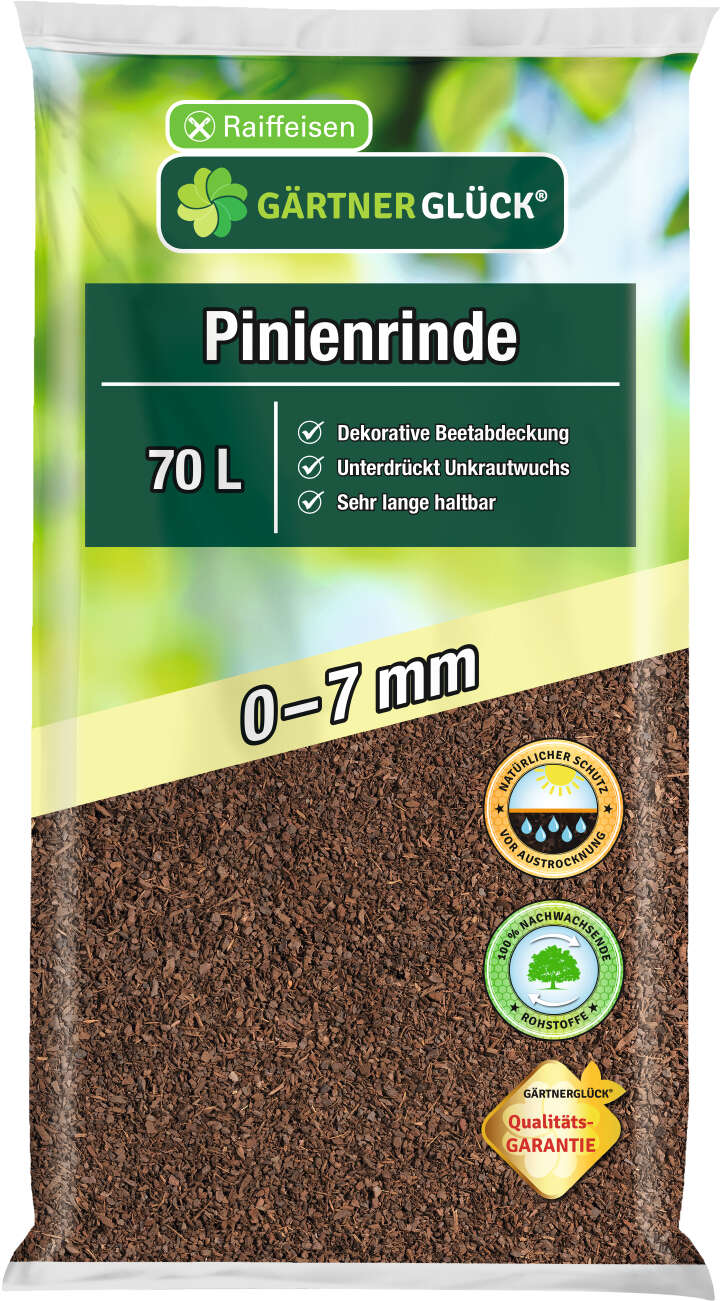 GÄRTNERGLÜCK Pinienrinde 0-7mm